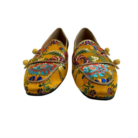 Mens size 10 Wedge Embroidery Flat Leisure Slip On Shoes main image 4